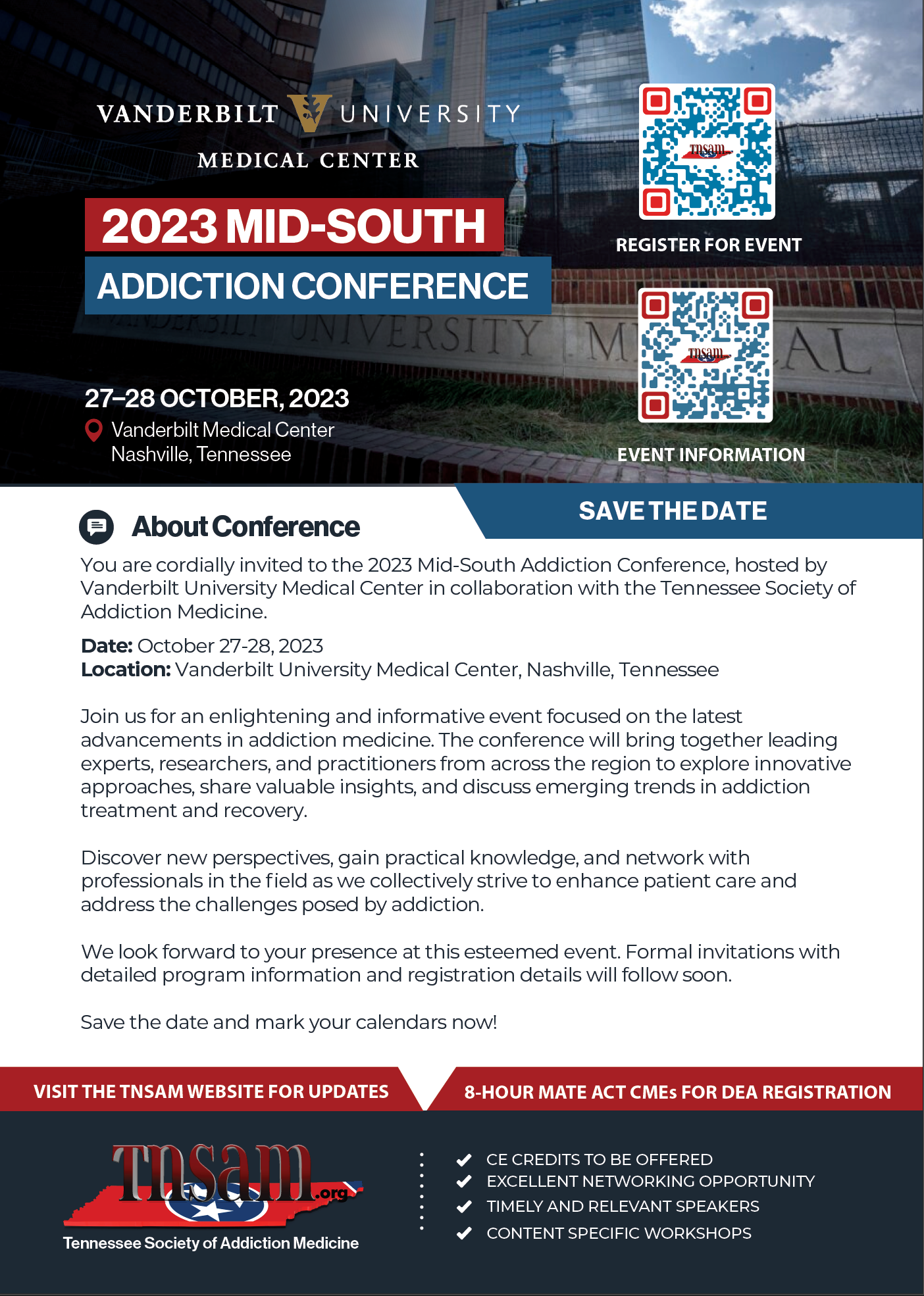 2023 Mid-South Addiction Conference
